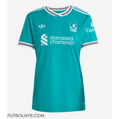 Camiseta Liverpool Tercera Equipación para mujer 2025-26 manga corta Camiseta Liverpool Tercera Equipación para mujer 2025-26 manga corta